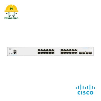 سوئیچ شبکه (Cisco) سیسکو مدل CBS250-24T-4G