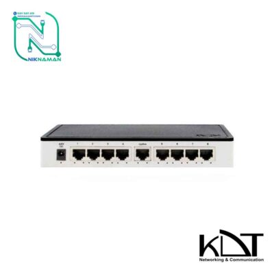 سوئیچ شبکه PoE کی دی تی (KDT) مدل KP-0801H2A