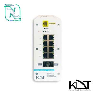 سوئیچ شبکه PoE کی دی تی (KDT) مدل KP-0802H4SMIUH