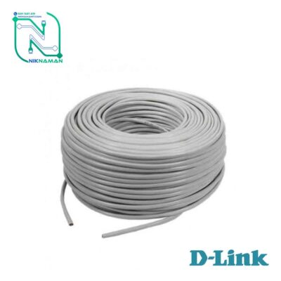 کابل شبکه 100 متری Cat.6 UTP دی لینک (D-Link) NCB-C6UGRYR-100-24
