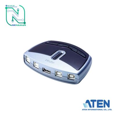 سوئیچ USB2 چهار پورت آتن (ATEN) مدل US421