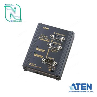 اسپلیتر 2 پورت VGA دیواری آتن (ATEN) مدل VS102