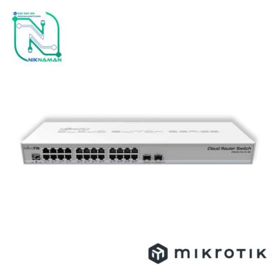 روتر سوئیچ میکروتیک CRS326-24G-2S+RM