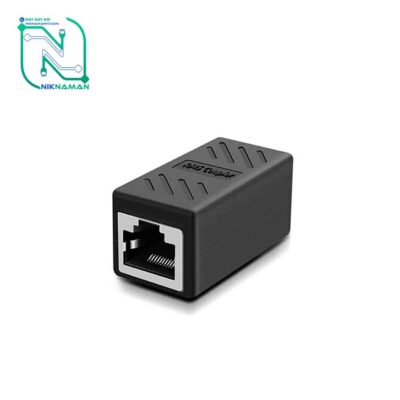 برل شبکه (Barrel) 1 به 1 مشکی فلزی RJ45 با کیفیت