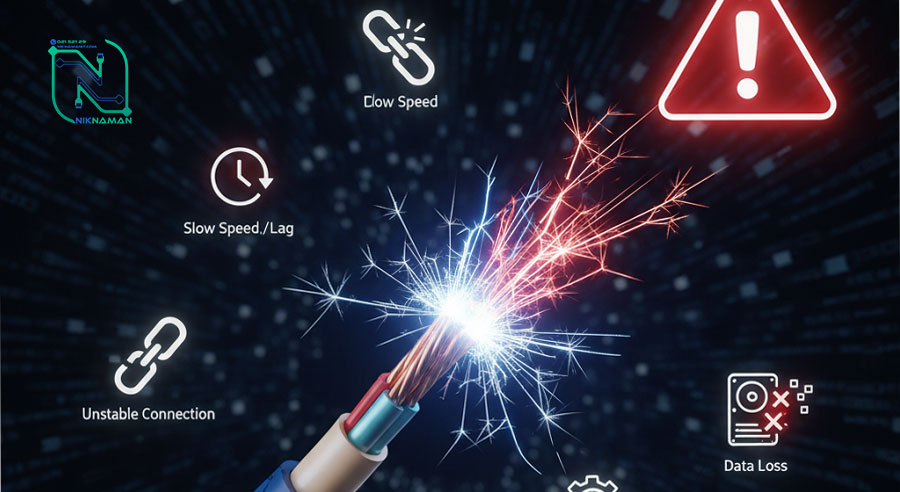 مشکلات استفاده از کابل شبکه تقلبی یا جعلی چیست؟