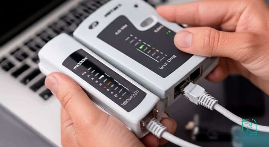 استفاده از تستر کابل شبکه برای بررسی سلامت کابل شبکه