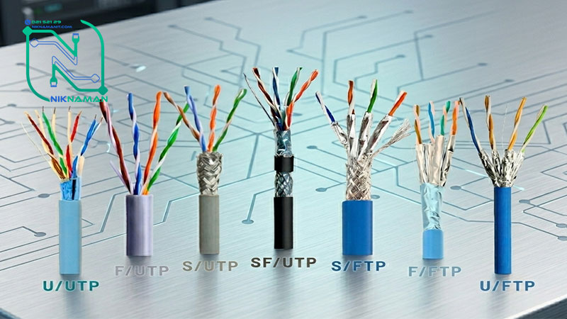 دسته کابل‌های SFTP، UTP، STP، FTP
