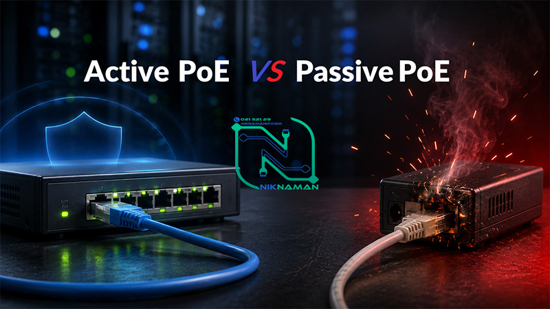 تفاوت Active PoE و Passive PoE چیست